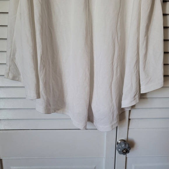 GREEN ENVELOPE LOS ANGELES Chevron Print White Flowy Tank Blouse, Size M - Picture 6 of 9